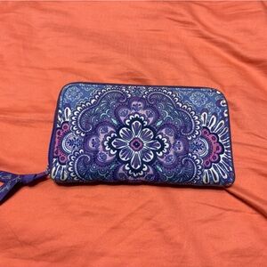 Floral Vera Bradley Purple Women's Wallet